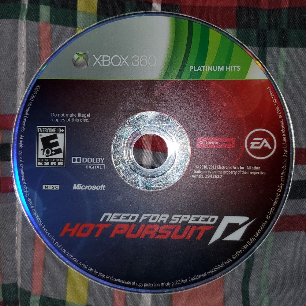 5 for $25 | Xbox 360 Need For Speed Hot Pursuit Platinum Hits EA - UNTESTED